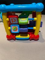 V tech interactieve speelgoedkubus, Kinderen en Baby's, Speelgoed | Babyspeelgoed, Ophalen, Zo goed als nieuw