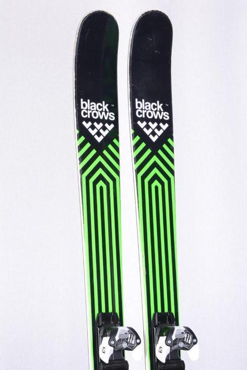 178.3 cm freeride ski's BLACK CROWS CAPTIS 2022, black/green, Sport en Fitness, Skiën en Langlaufen, Gebruikt, Ski's, Ski, Overige merken