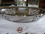 corbeille à pain, poinçonnée Inoxbeck 18/8 Italy, vintage, Huis en Inrichting, Woonaccessoires | Dienbladen, Ophalen of Verzenden