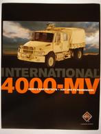 International 4000-MV Military Vehicle 2006 Brochure Catalog, Collections, Livre ou Revue, Armée de terre, Envoi
