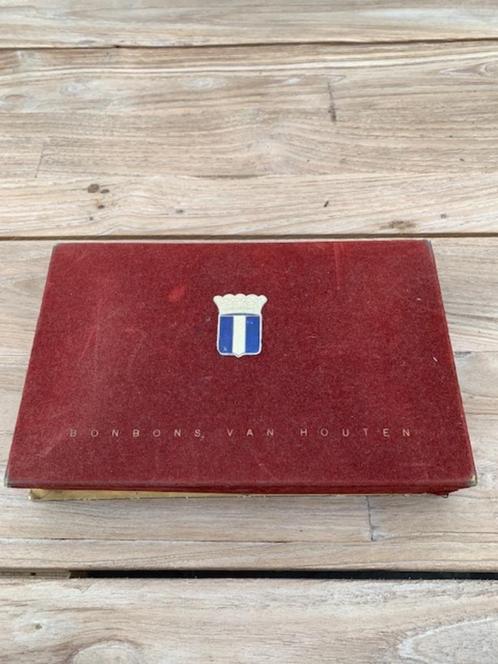 Vintage kartonnen bonbondoos C.J. Van Houten&Zoon NV - Weesp, Antiek en Kunst, Curiosa en Brocante, Ophalen of Verzenden