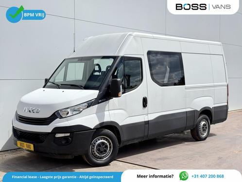 Iveco Daily 35S14 2.3 L2H2 Dubbele Cabine 7 Stoelen Airco Cr, Auto's, Bestelwagens en Lichte vracht, Bedrijf, Te koop, ABS, Alarm