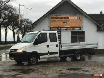 Iveco Daily 35C12 2.3 HPI DC 7-Pers Pick-Up Open Laadbak L4, Auto's, Wit, Bedrijf, Iveco, Centrale vergrendeling