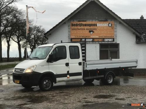 Iveco Daily 35C12 2.3 HPI DC 7-Pers Pick-Up Open Laadbak L4, Auto's, Bestelwagens en Lichte vracht, Bedrijf, ABS, Centrale vergrendeling