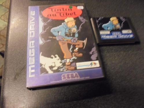 Sega Megadrive Tintin au Tibet (orig), Games en Spelcomputers, Games | Sega, Gebruikt, Mega Drive, Avontuur en Actie, Verzenden