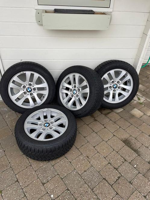 Compleet winterbanden + velg (205/55R16) voor BMW als nieuw, Auto-onderdelen, Banden en Velgen, Banden en Velgen, Winterbanden