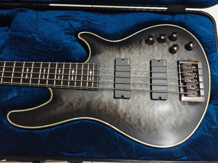 Schecter Hellraiser Extreme-5, Musique & Instruments, Instruments à corde | Guitares | Basses, Comme neuf, Électrique, 5 cordes