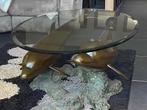 Table dauphin en bronze