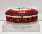 Limoges porseleinen doos – handbeschilderd., Ophalen of Verzenden