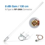 RAK Wireless 8 dBi Fiberglass Antenna + RP-SMA kabel - nieuw, Telecommunicatie, Antennes en Masten, Ophalen of Verzenden, Nieuw