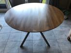 Eettafel rond 120cm, Huis en Inrichting, Tafels | Eettafels, Ophalen, Rond, Zo goed als nieuw, Metaal