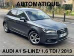 AUDI A1 1,6 TDI S-LINE AUTOMATIQUE 06/2013 FULL CUIR XÉNON, Autos, Cuir, A1, Entreprise, Cruise Control