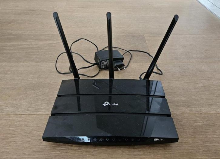 TP-LINK ARCHER A7 AC 1750 WIFI-ROUTER, Computers en Software, Routers en Modems, Gebruikt, Router, Ophalen of Verzenden