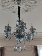Lustre en verre  gris taupe, Ophalen, Zo goed als nieuw, Glas