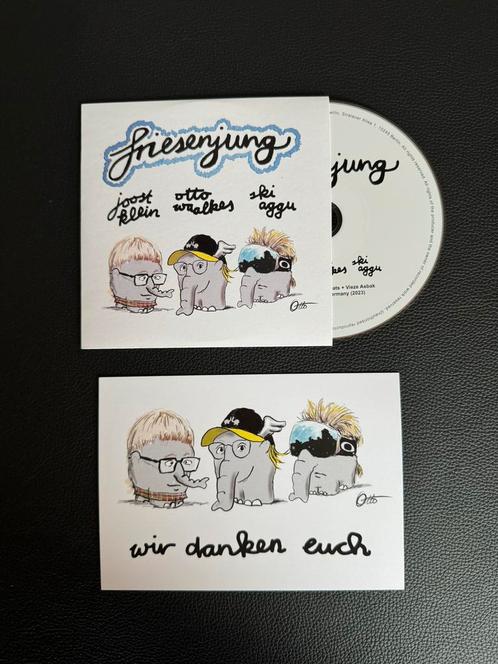 Ski Aggu Joost Klein & Otto Waalkes - Friesenjung CD + kaart, Cd's en Dvd's, Cd Singles, Nieuw in verpakking, Verzenden