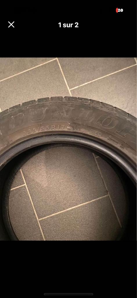 Pneu dunlop 235/55/17, Enlèvement ou Envoi