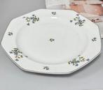 Antiek 1910 porseleinen Frans bord 32cm Limoges de Barbeaux, Ophalen of Verzenden