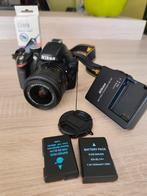 Nikon D3200 + chargeur + 2 batteries + commande, Audio, Tv en Foto, Fotocamera's Digitaal, Ophalen, Zo goed als nieuw, Nikon