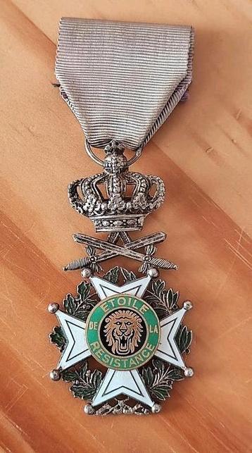Décoration médaille étoile de la résistance abbl ww2, Enlèvement ou Envoi