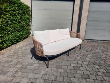lounge tuinbank, 3 places, Osier, Banque, Comme neuf