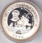 Angleterre, 25 ECU, 1994, épreuve argent (sir Francis Drake), Envoi, Monnaie en vrac, Argent, Autres pays