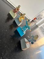 4 kleine 7cm boedha beeldjes in steen, Verzamelen, Ophalen of Verzenden, Gebruikt, Mens