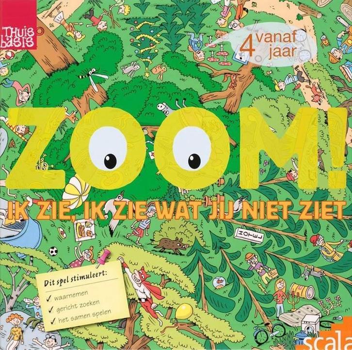 Zoom! Ik zie, ik zie wat jij niet ziet., Hobby & Loisirs créatifs, Jeux de société | Jeux de plateau, Comme neuf, Enlèvement ou Envoi
