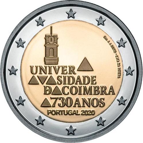 2 euros Portugal 2020 - Université de Coimbra (UNC), Timbres & Monnaies, Monnaies | Europe | Monnaies euro, Monnaie en vrac, 2 euros