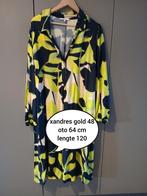 Lange jurk xandres gold 48, Maat 46/48 (XL) of groter, Ophalen of Verzenden, Zo goed als nieuw, Xandres