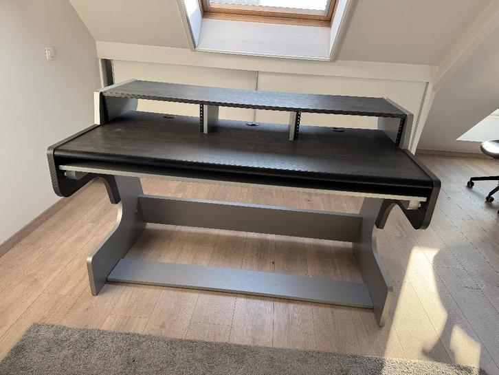 Zaor Miza 88 Flex Wengé Grey Studiomeubel, Maison & Meubles, Bureaux, Comme neuf, Bureau, Enlèvement