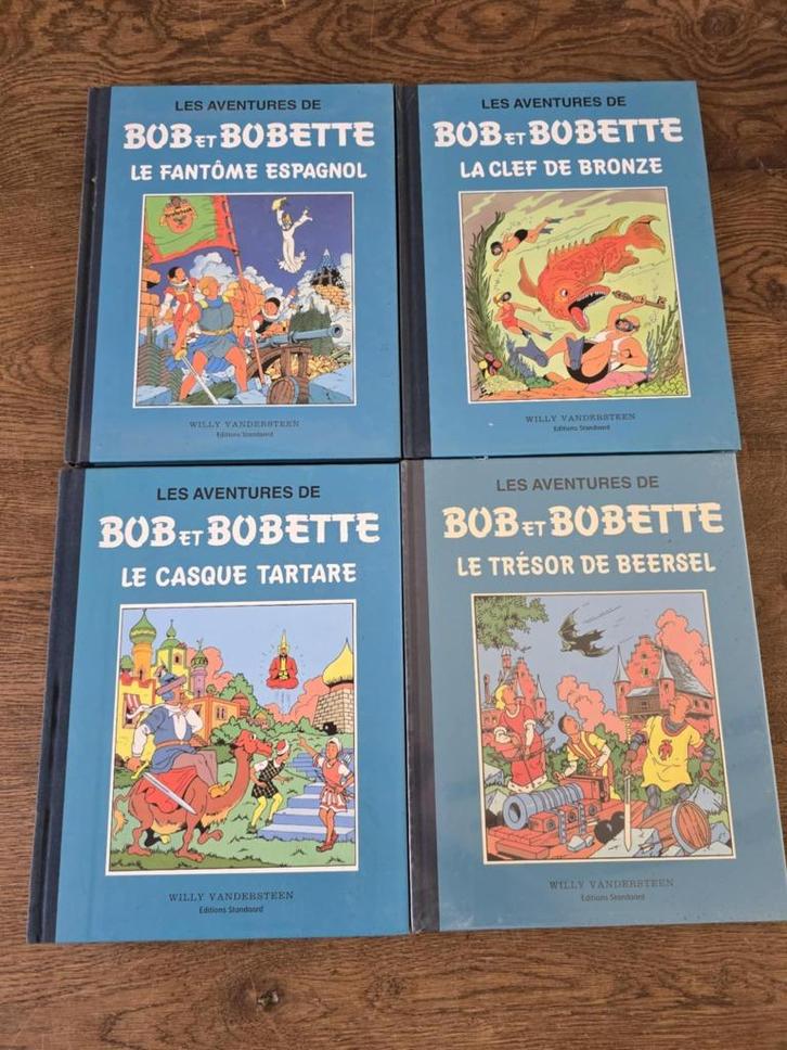 Bob en Bobette - nr. 1 tot 8 - blauwe klassieke luxe collect, Boeken, Stripverhalen, Zo goed als nieuw, Ophalen of Verzenden