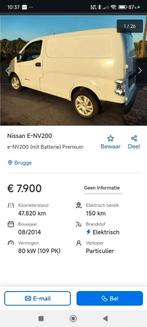 100 % électrique - seulement 46788 km, Autos, Nissan, Achat, Carnet d'entretien, Particulier, Caméra de recul