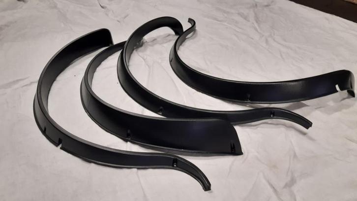 set zwarte spatbord verbreders - plastiek- Klassieke Mini, Auto-onderdelen, Carrosserie, Spatbord, Mini, Voor, Nieuw, Ophalen