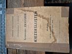 Kiezerslijst Vrouwen Eksaarde, Lokeren 1940-46 wereldoorlog, Ophalen of Verzenden
