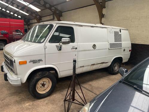 Chevrolet G30 Cargo Van, voor onderdelen, Autos, Chevrolet, Entreprise, Achat, Autres modèles, Porte coulissante, Essence, Blanc