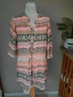 Zijdeachtig kleedje - merk VILA - maat M, Ophalen of Verzenden, Zo goed als nieuw, Maat 38/40 (M), Beige