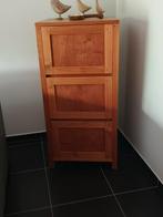 Mooie teak kast met 3 grote schuiven, Ophalen, Zo goed als nieuw