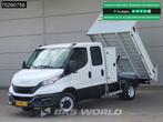 Iveco Daily 35C14 Kipper met Kist Dubbel Cabine Dubbellucht, Auto's, 2804 kg, Stof, Gebruikt, Euro 6