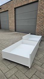 Bedlade MALM Ikea, Huis en Inrichting, Ophalen, 100 cm, Wit, Tweepersoons