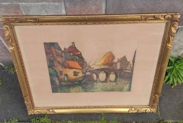 gravure bruges signe beschikbaar voor biedingen