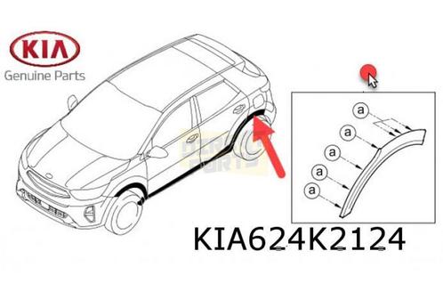 Kia Stonic achterstermlijst Rechts Origineel! 87742H8400, Auto-onderdelen, Carrosserie, Kia, Nieuw, Verzenden