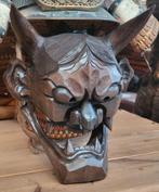 Samurai-masker gesigneerd Hannya EDO, Ophalen of Verzenden, Overige soorten