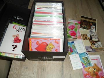 Stock nieuwe wenskaarten voor diverse gelegenheden beschikbaar voor biedingen