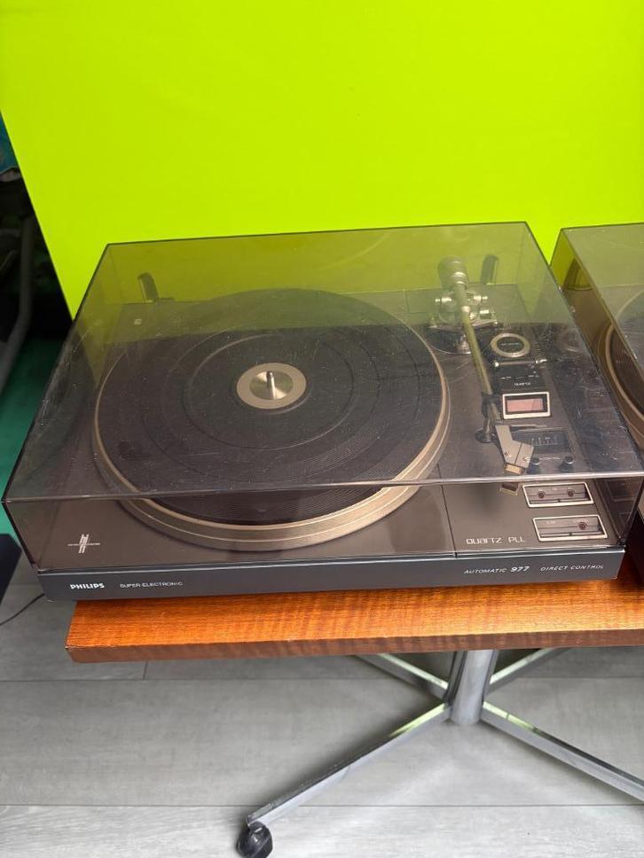 Platenspeler Philips 977, Audio, Tv en Foto, Platenspelers, Gebruikt, Platenspeler, Philips, Automatisch, Ophalen of Verzenden