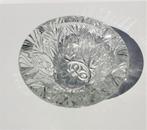 Decoratieve kelkvormige asbak in geslepen glas Ø 14 cm, Ophalen of Verzenden