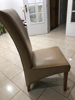 Lot de 6 chaises en véritable cuir, Maison & Meubles, Chaises, Comme neuf, Enlèvement, Cuir