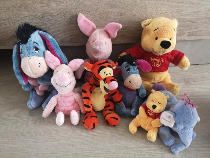 Knuffels Winnie de poeh en vriendjes, Kinderen en Baby's, Speelgoed | Knuffels en Pluche, Zo goed als nieuw, Ophalen of Verzenden