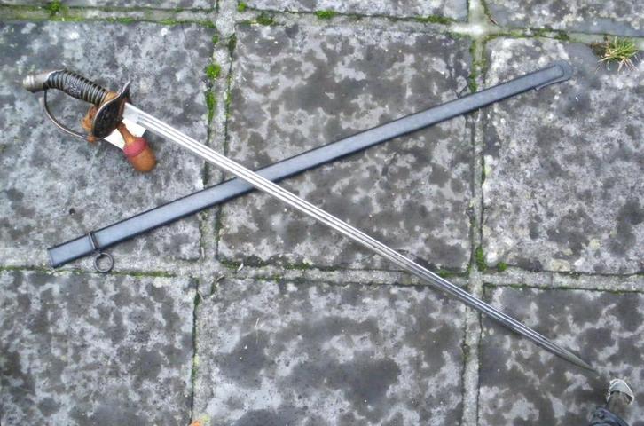 Sabre allemand prussien & Troddel fabrication Carl Eickhorn, Collections, Objets militaires | Général, Armée de terre, Enlèvement ou Envoi