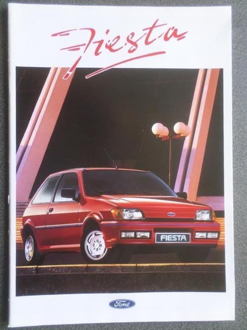 Ford Fiesta & Ghia & S & XR2i 03-1991 brochure, Boeken, Auto's | Folders en Tijdschriften, Ford, Verzenden