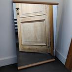 Spiegel met houten frame, Comme neuf, Rectangulaire, Enlèvement, Moins de 100 cm